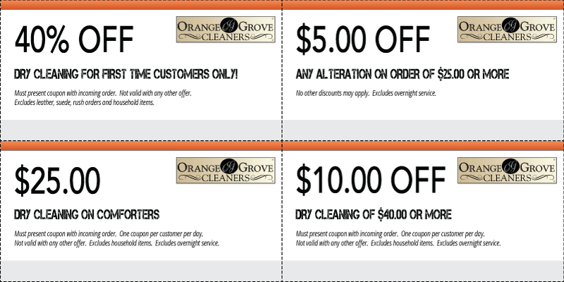 Preview of current Coupon offerings.
